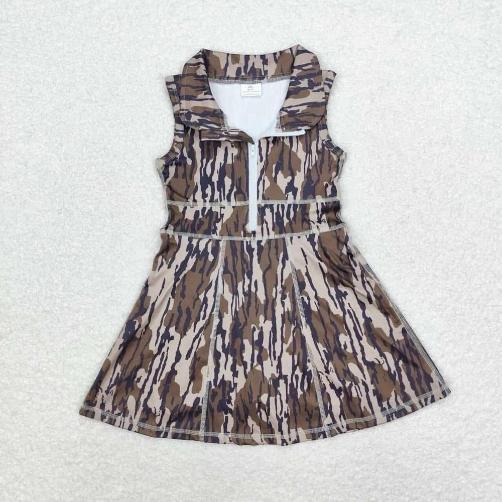 Stylish Camouflage Kids Dress